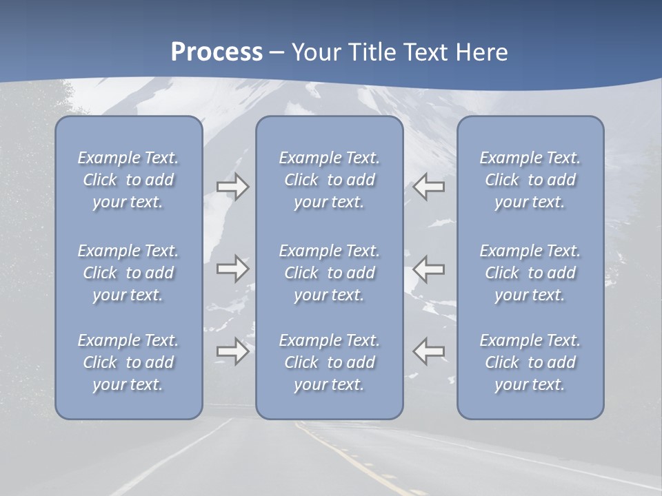 Acvtive Volcano Pacific Ring Of Fire Road PowerPoint Template