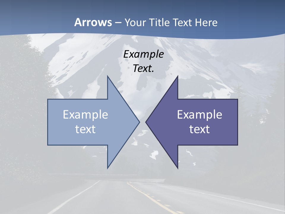 Acvtive Volcano Pacific Ring Of Fire Road PowerPoint Template