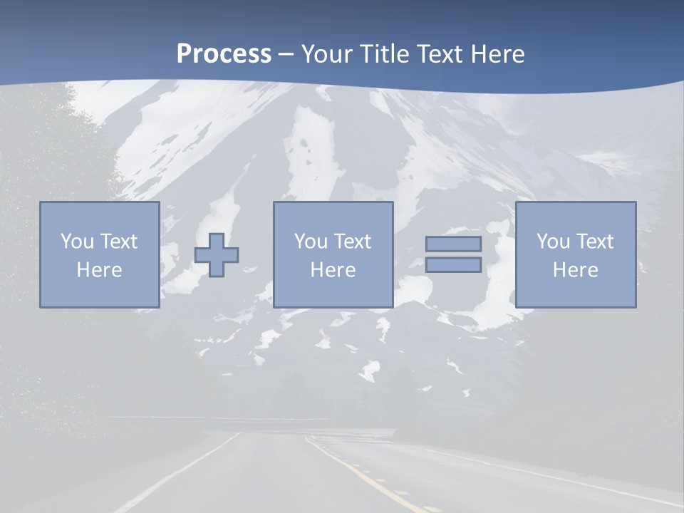 Acvtive Volcano Pacific Ring Of Fire Road PowerPoint Template