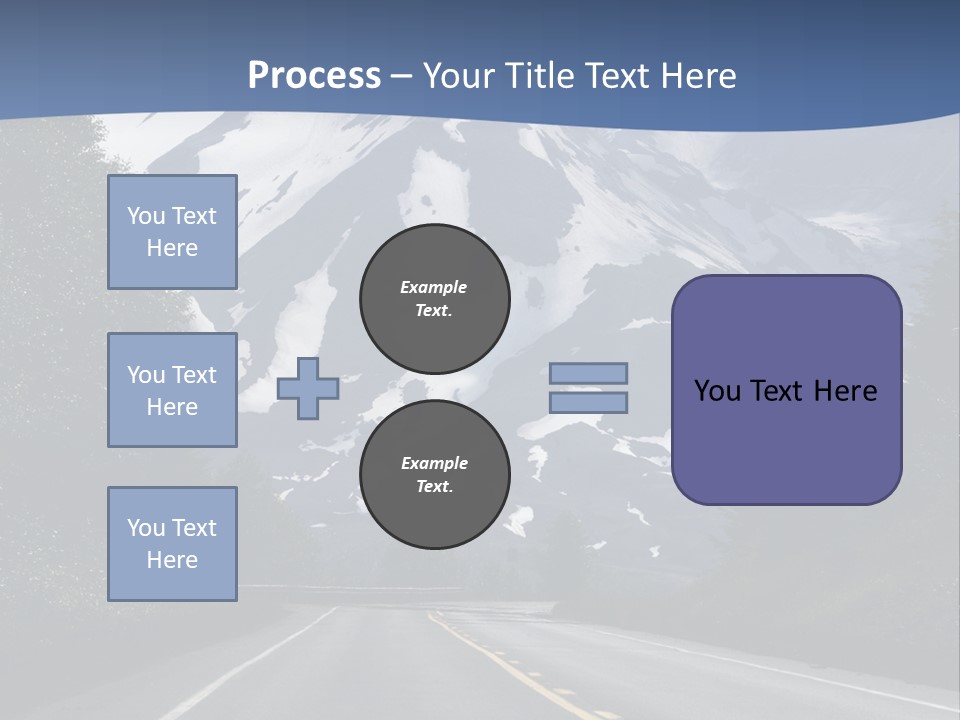 Acvtive Volcano Pacific Ring Of Fire Road PowerPoint Template