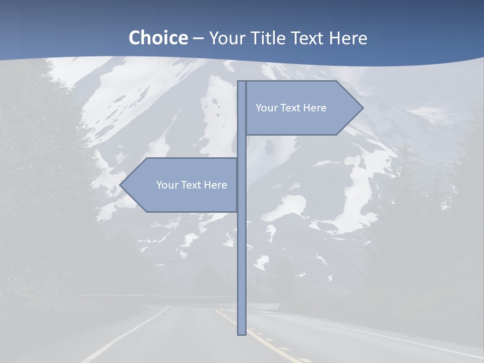 Acvtive Volcano Pacific Ring Of Fire Road PowerPoint Template
