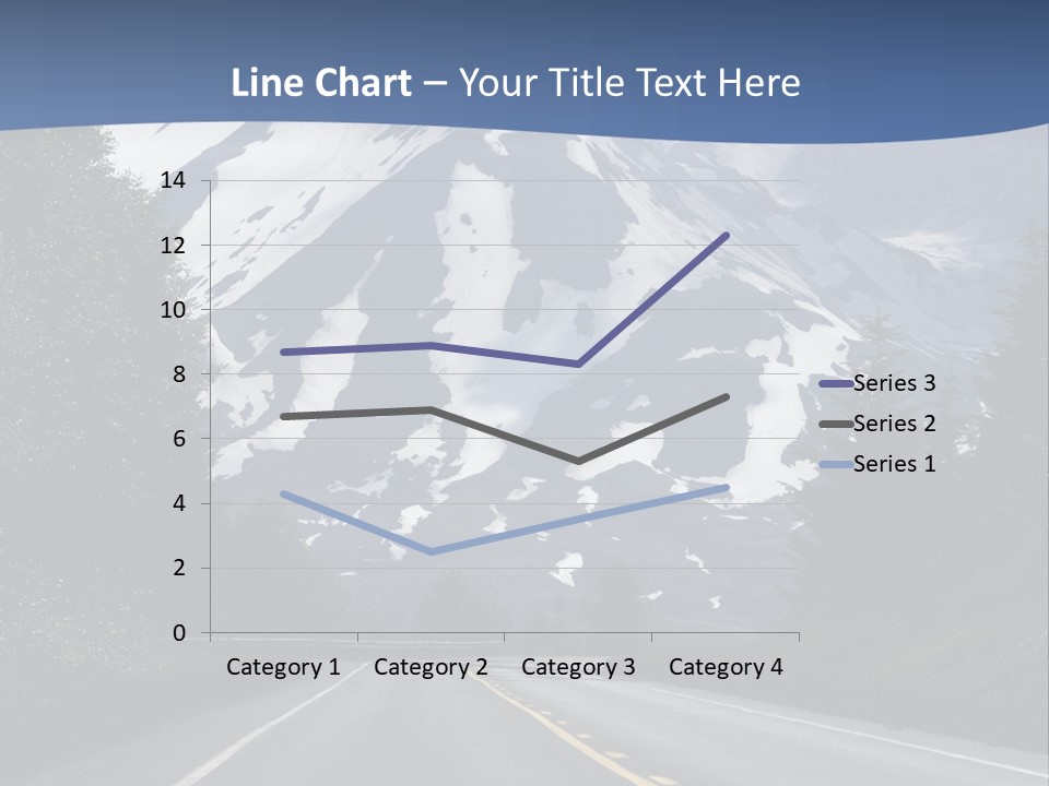 Acvtive Volcano Pacific Ring Of Fire Road PowerPoint Template