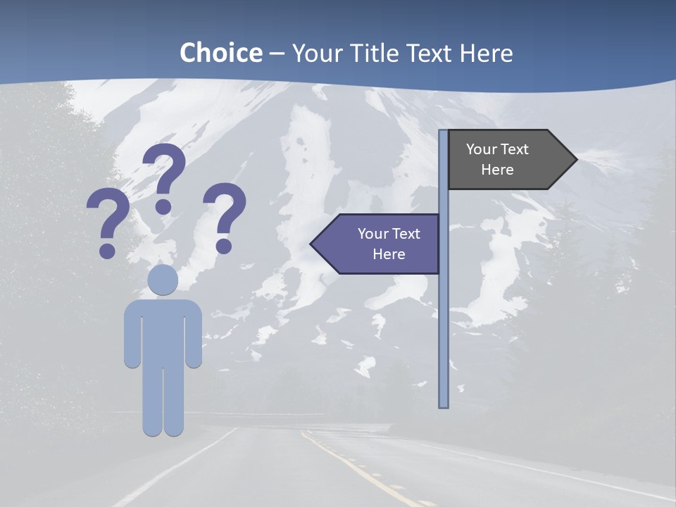 Acvtive Volcano Pacific Ring Of Fire Road PowerPoint Template