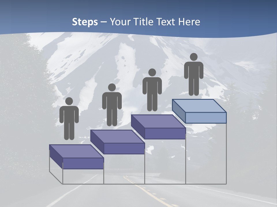 Acvtive Volcano Pacific Ring Of Fire Road PowerPoint Template