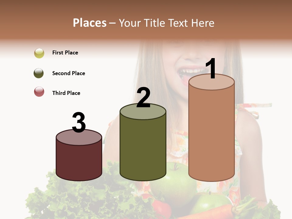 Cute Portrait Lifestyle PowerPoint Template