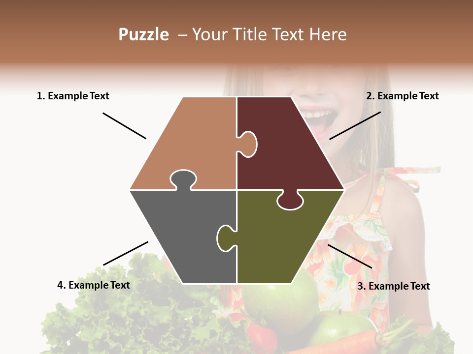 Cute Portrait Lifestyle PowerPoint Template