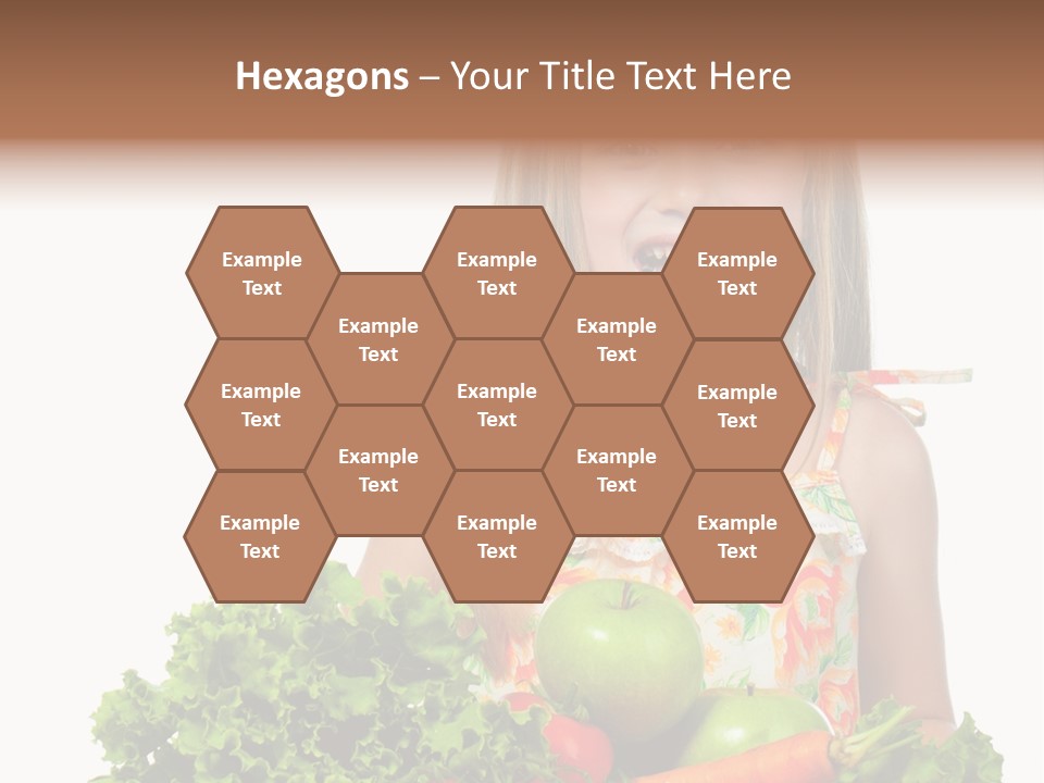 Cute Portrait Lifestyle PowerPoint Template