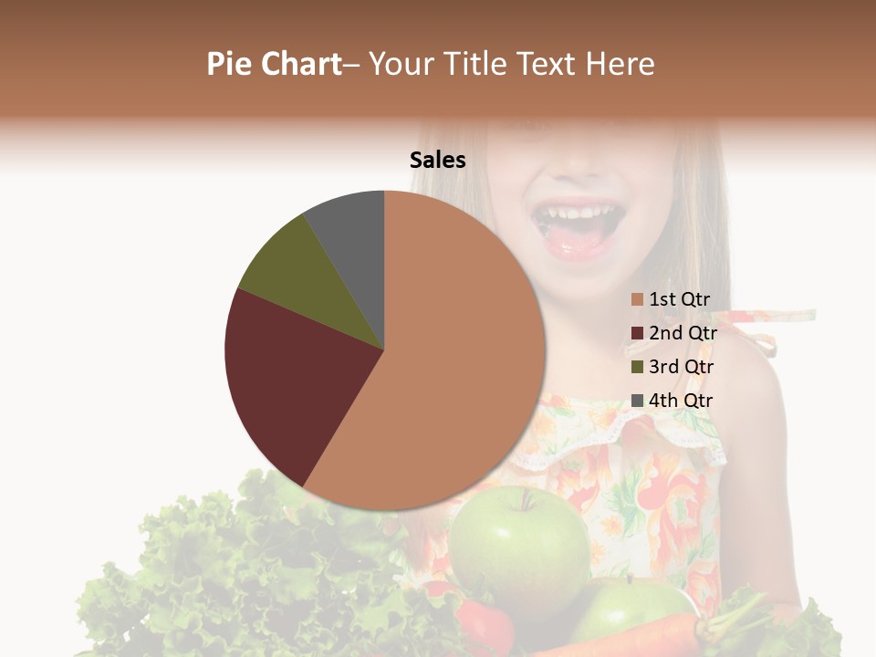 Cute Portrait Lifestyle PowerPoint Template