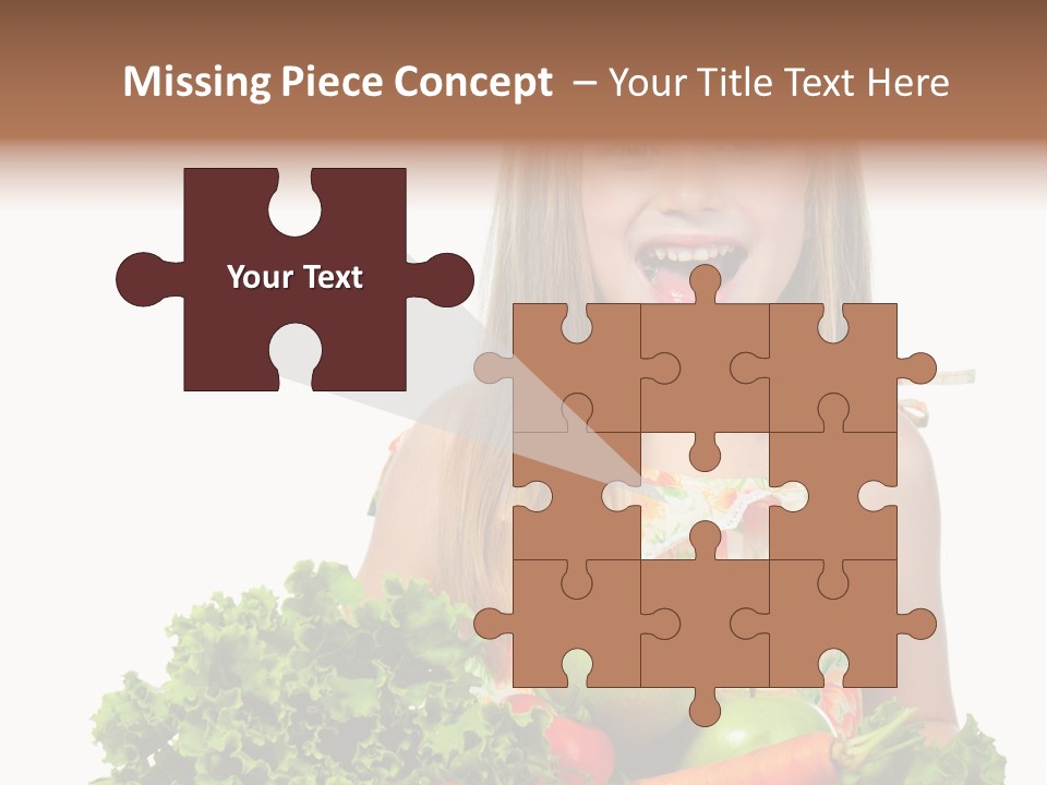 Cute Portrait Lifestyle PowerPoint Template