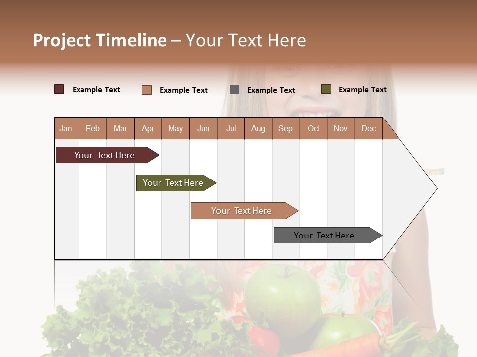 Cute Portrait Lifestyle PowerPoint Template