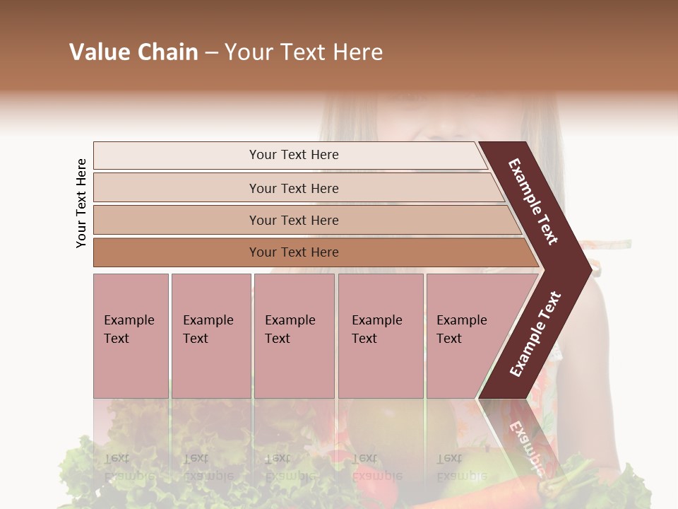 Cute Portrait Lifestyle PowerPoint Template