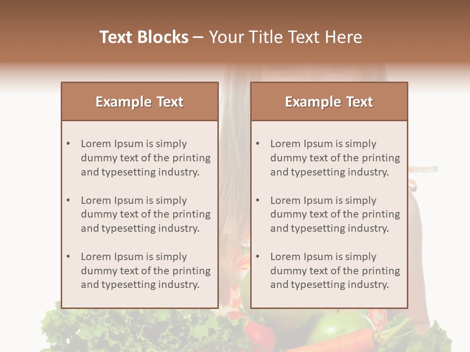 Cute Portrait Lifestyle PowerPoint Template