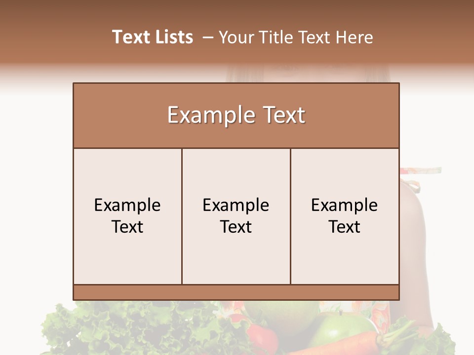 Cute Portrait Lifestyle PowerPoint Template