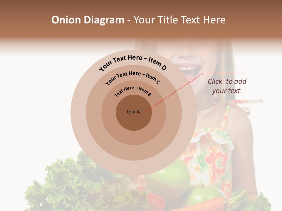 Cute Portrait Lifestyle PowerPoint Template