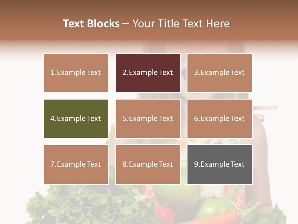 Cute Portrait Lifestyle PowerPoint Template