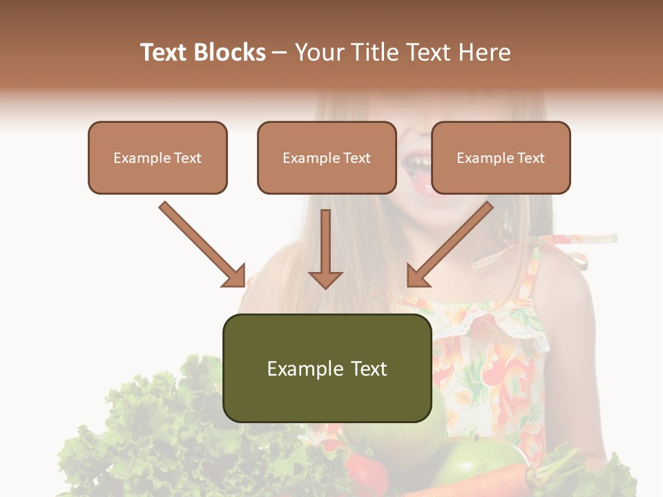Cute Portrait Lifestyle PowerPoint Template