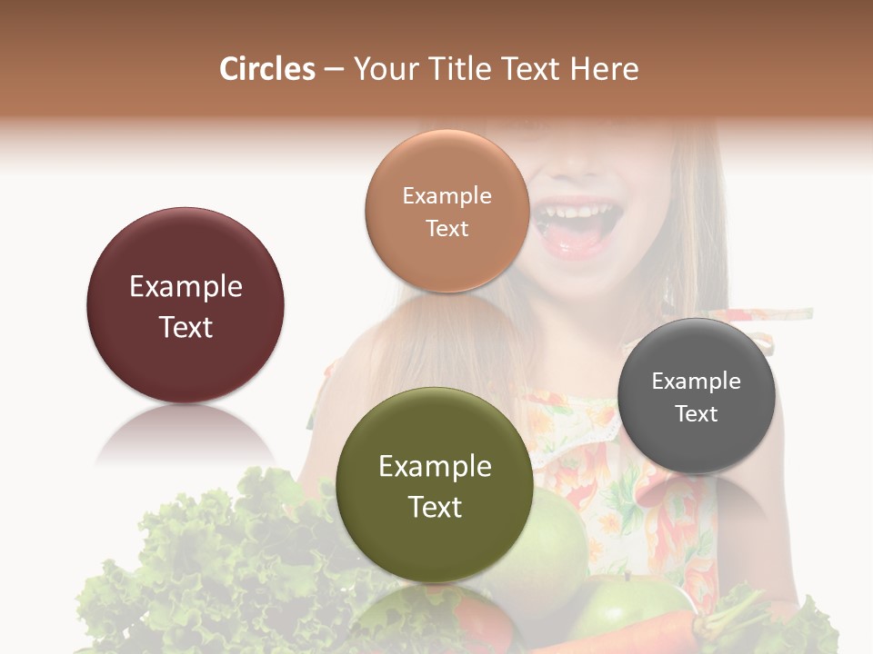 Cute Portrait Lifestyle PowerPoint Template