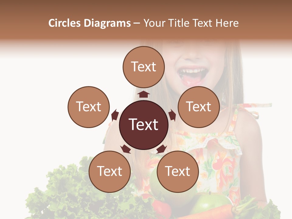 Cute Portrait Lifestyle PowerPoint Template