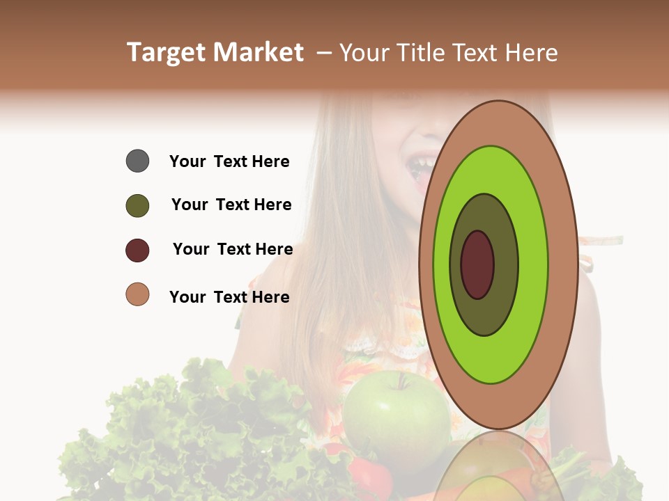 Cute Portrait Lifestyle PowerPoint Template