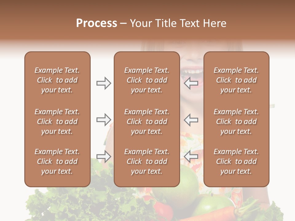 Cute Portrait Lifestyle PowerPoint Template