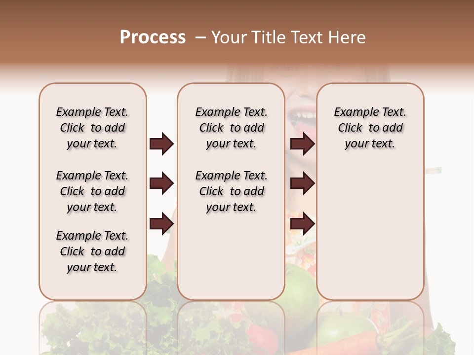 Cute Portrait Lifestyle PowerPoint Template