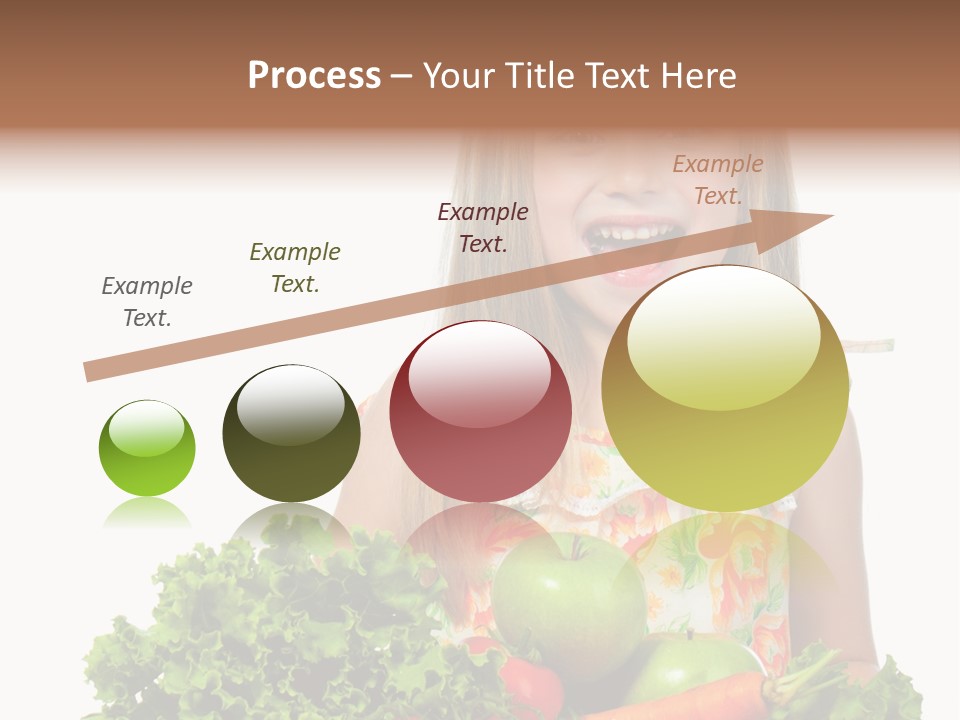 Cute Portrait Lifestyle PowerPoint Template