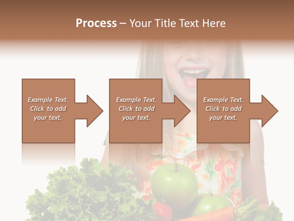 Cute Portrait Lifestyle PowerPoint Template