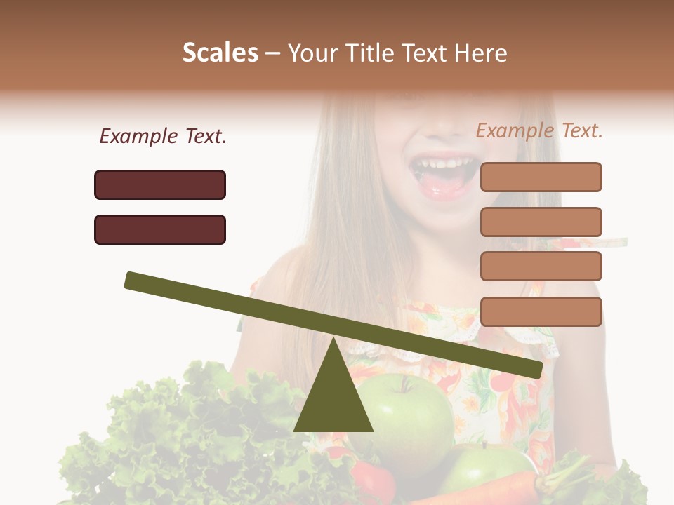 Cute Portrait Lifestyle PowerPoint Template