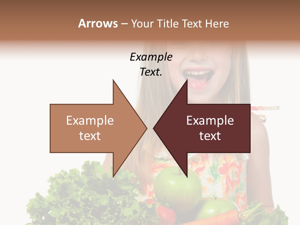 Cute Portrait Lifestyle PowerPoint Template