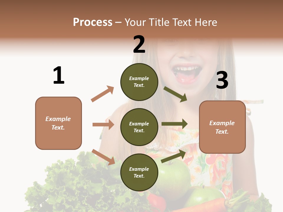 Cute Portrait Lifestyle PowerPoint Template