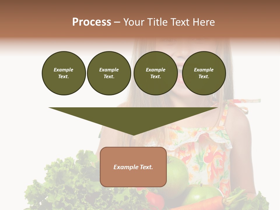 Cute Portrait Lifestyle PowerPoint Template