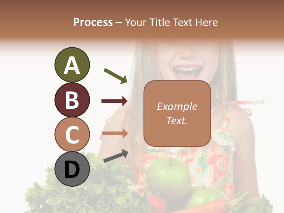 Cute Portrait Lifestyle PowerPoint Template