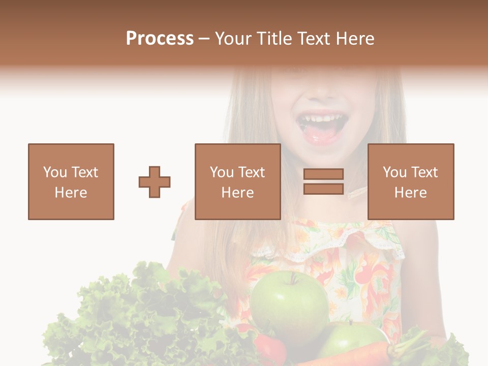 Cute Portrait Lifestyle PowerPoint Template