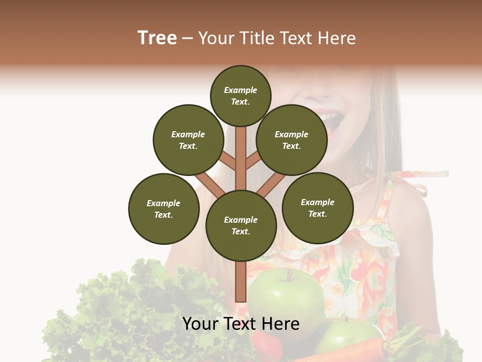 Cute Portrait Lifestyle PowerPoint Template