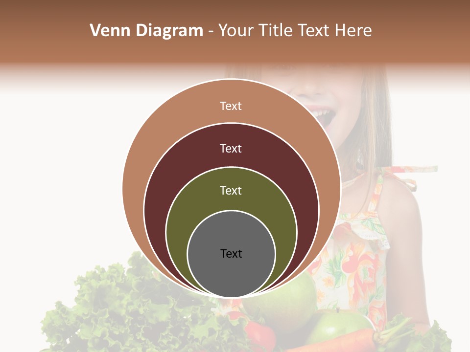 Cute Portrait Lifestyle PowerPoint Template