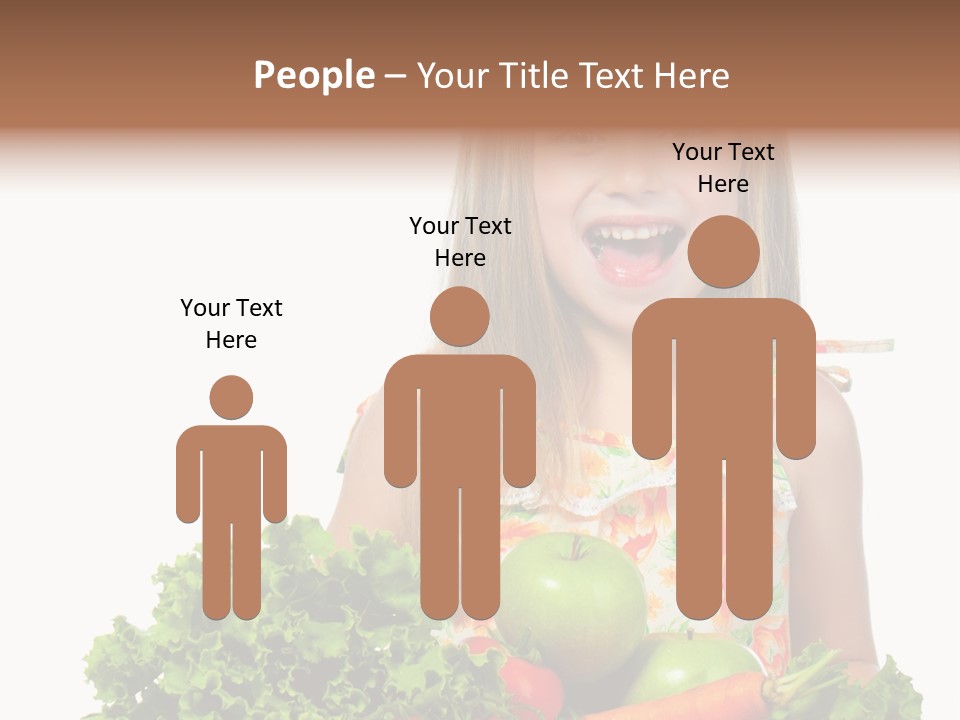 Cute Portrait Lifestyle PowerPoint Template