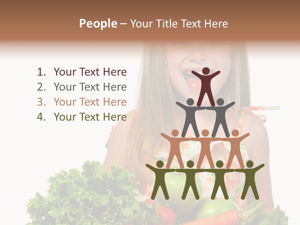 Cute Portrait Lifestyle PowerPoint Template