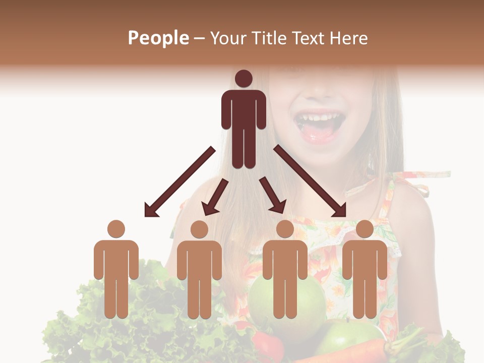 Cute Portrait Lifestyle PowerPoint Template