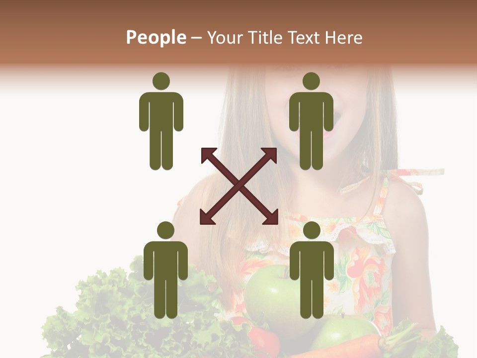 Cute Portrait Lifestyle PowerPoint Template