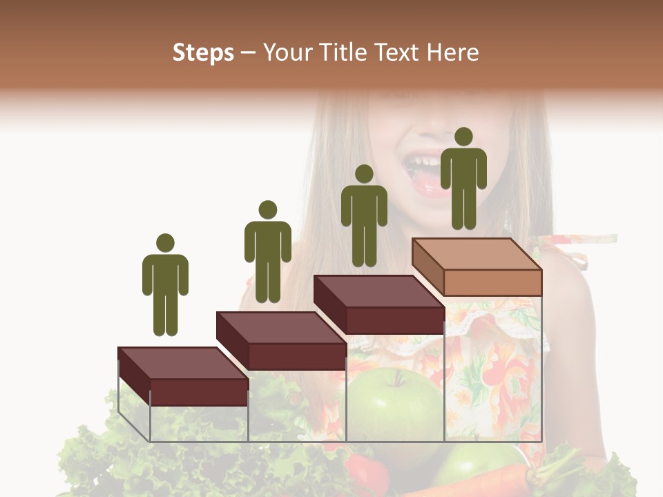 Cute Portrait Lifestyle PowerPoint Template