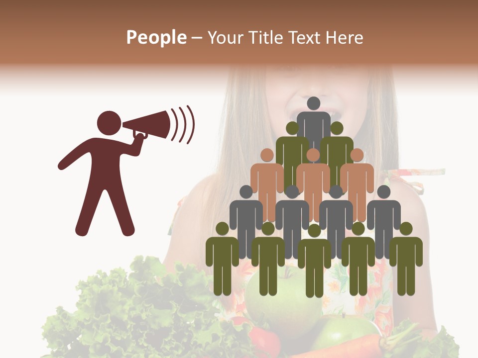 Cute Portrait Lifestyle PowerPoint Template