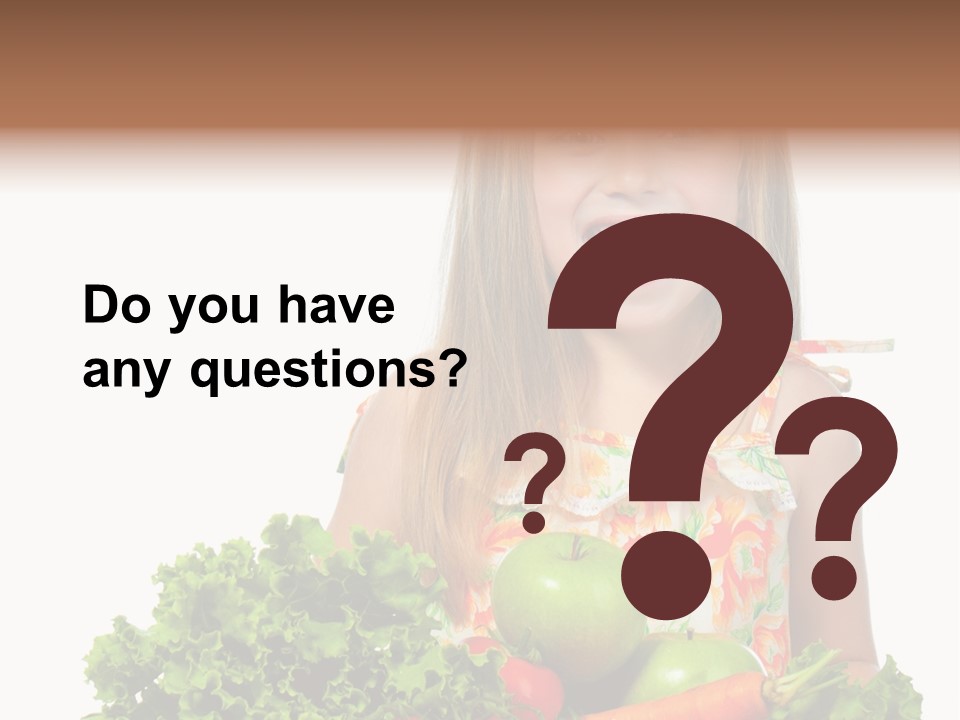 Cute Portrait Lifestyle PowerPoint Template