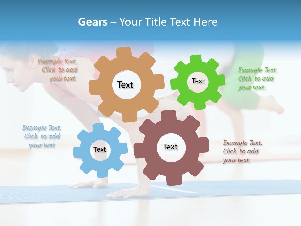 Leisure Happy Gym PowerPoint Template