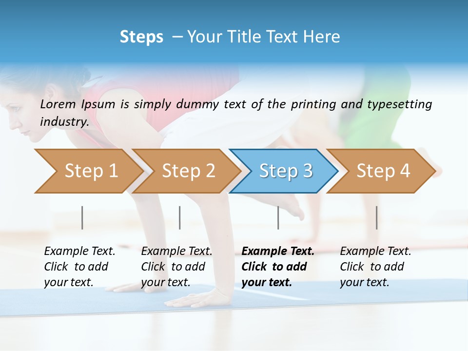 Leisure Happy Gym PowerPoint Template