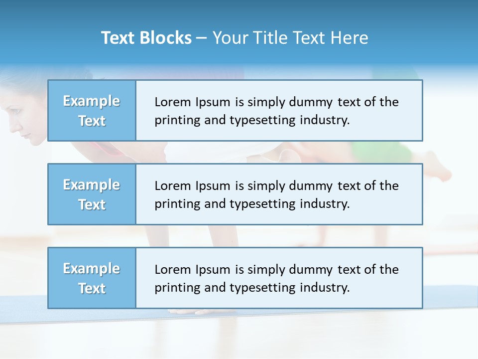 Leisure Happy Gym PowerPoint Template