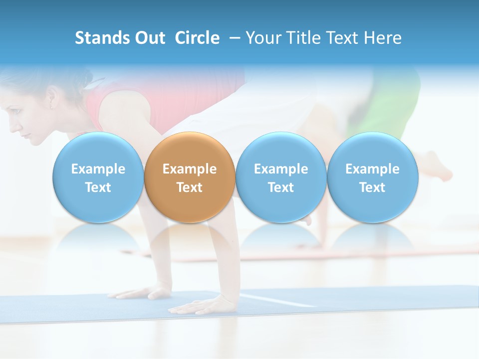 Leisure Happy Gym PowerPoint Template