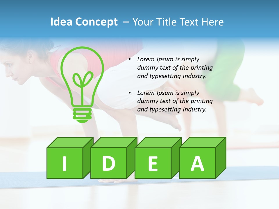 Leisure Happy Gym PowerPoint Template