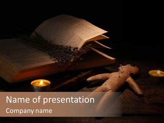 Needle Traditional Kill PowerPoint Template