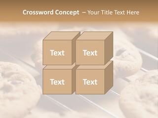 Brown Chip Pile PowerPoint Template