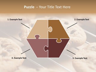 Brown Chip Pile PowerPoint Template